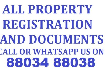 Property Registration and Documents Services Call 88034 88038