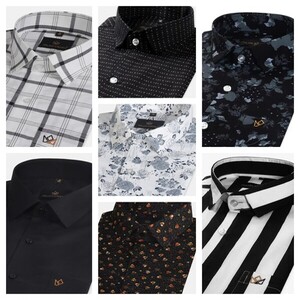 Men’s Black Color Plain & Stylish Cotton Shirt | Italiancrown