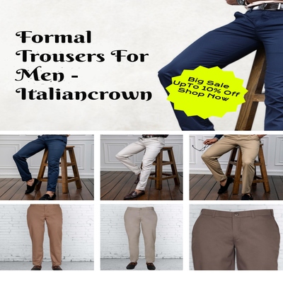 Branded Plain Formal Wear Trousers For Men – Italiancrown