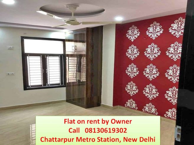 2bhk flat on rent in chattarpur without commission