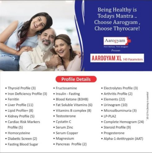 Find The Best Thyrocare Aarogyam Packages