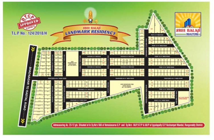 DTCP APPROVED open plots for sale in SHADNAGAR, Kammadhanam