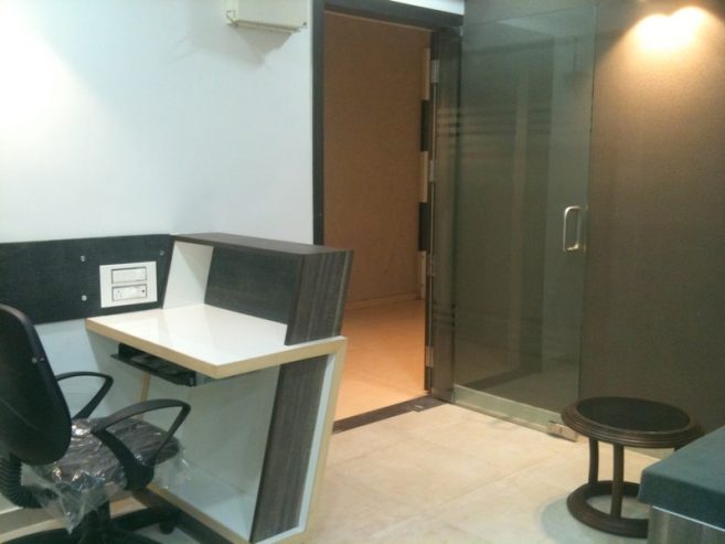Furnished office for rent at S G Road
