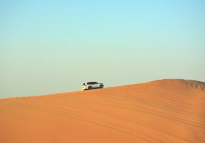 car-on-landscape-of-the-desert