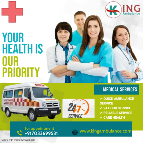 King Ambulance Service in Darbhanga- Immediate Medical Attention