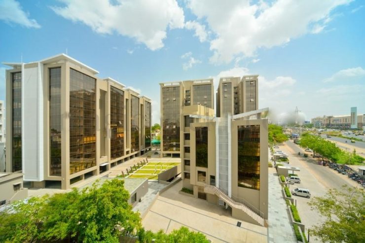 Furnished office space for sale in Titanium Square, S G Road