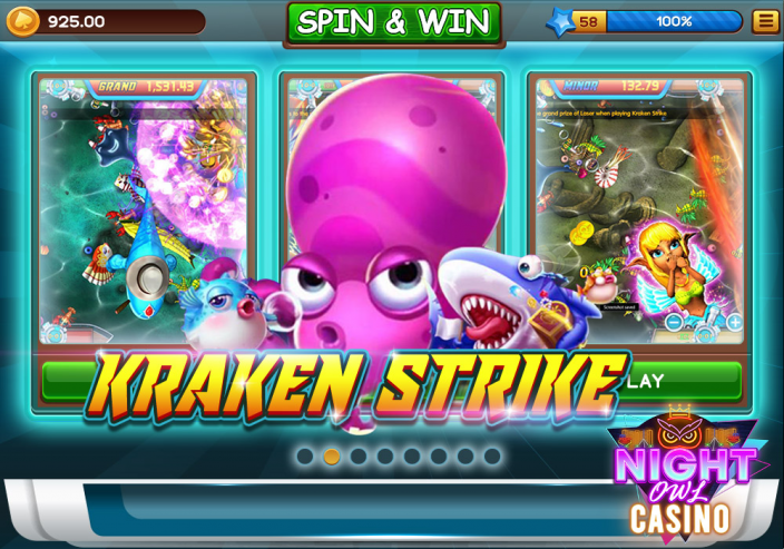 Play Kraken Strike Fish Game