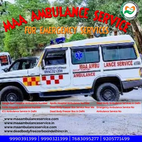 Get Emergency Ambulance Services in Delhi