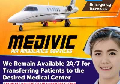 24 Hours Available Flights Air Ambulance Service in Mumbai by Medivic