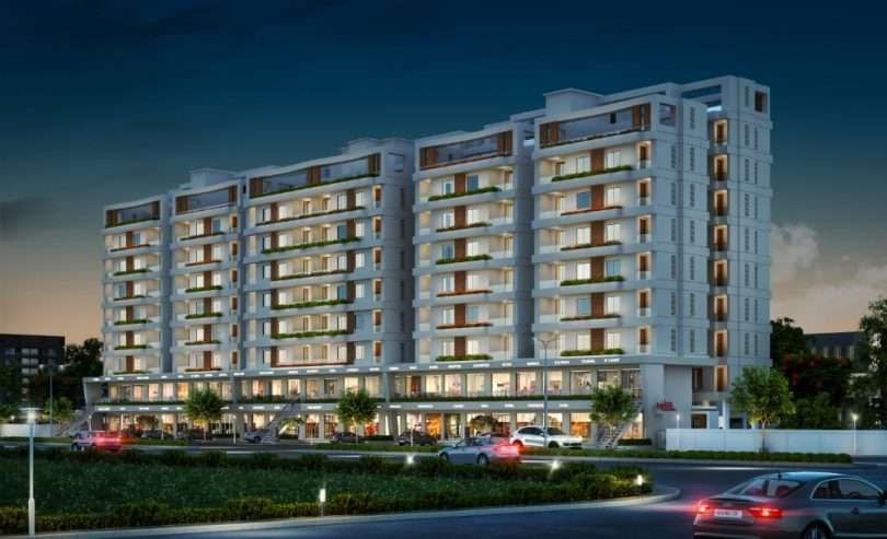 3 bhk new appartment sell in karelibaug