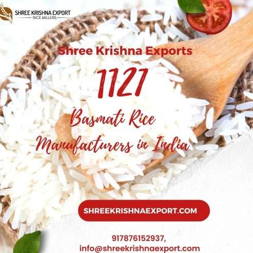 1121 Basmati Rice Manufacturers in India | Shree Krishna Exports