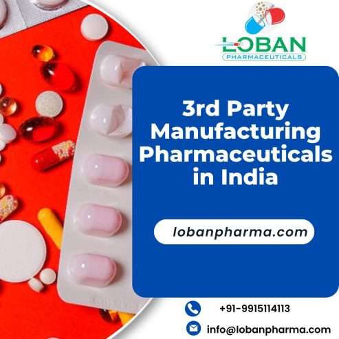 3rd Party Manufacturing Pharmaceuticals in INDIA | Loban Pharma