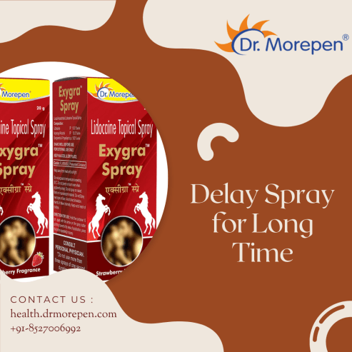 Delay Spray for Long Time by Dr. Morepen