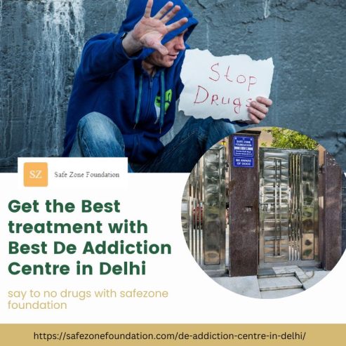 Get The Best treatment with Best De Addiction Centre in Delhi