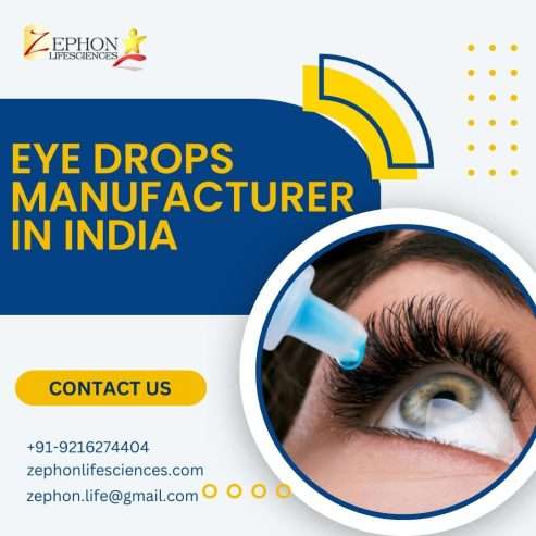 Eye Drops Manufacturer in India | Zephon Lifesciences