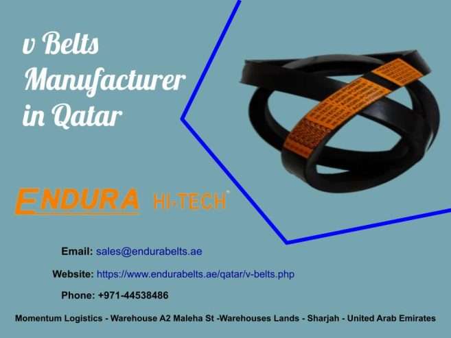 High-Quality V Belts manufacturer and Supplier in Qatar