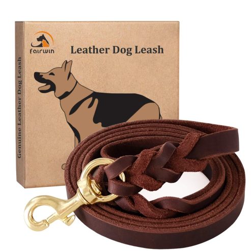 Stylish Leather Dog Leash for Your Furry Companion