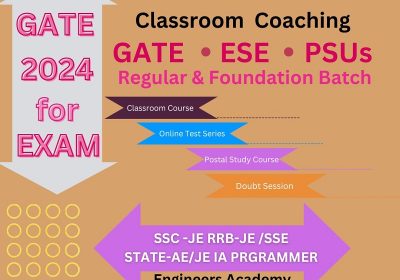 Best institute for gate coaching exam Preparation