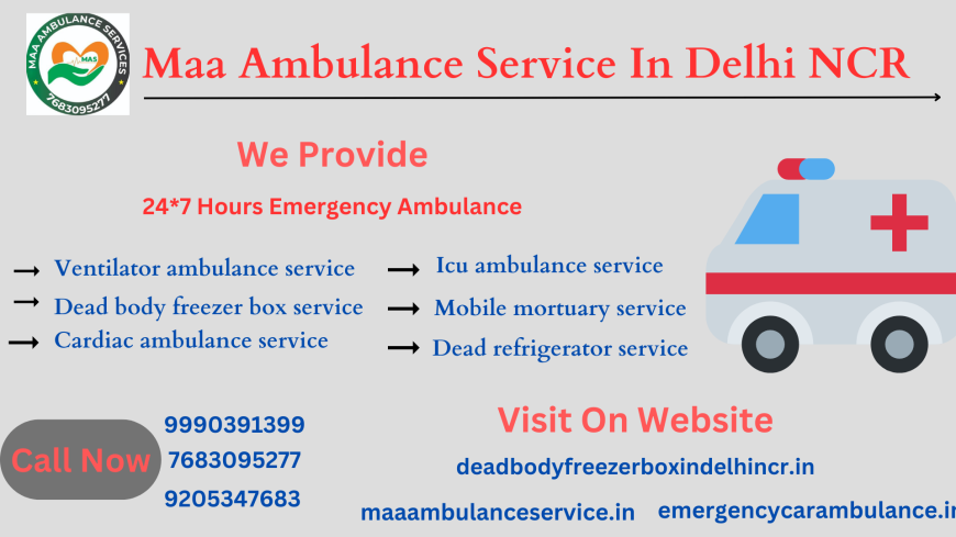 Ventilator Ambulance Service in Ghaziabad