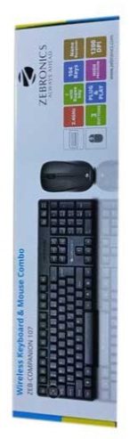 ZEBRONICS & GENTER WIRELESS KEYBOARD AND MOUSE