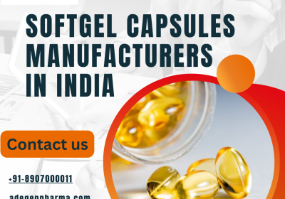 Softgel Capsules Manufacturers in India