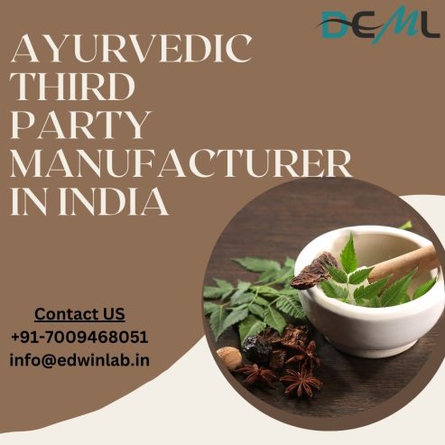 Ayurvedic Third Party Manufacturers In India