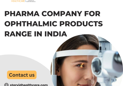 Pharma Company for Ophthalmic Products Range in India