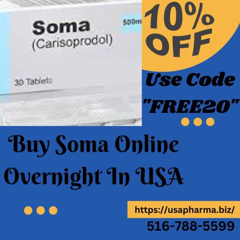 BUY SOMA 350 MG ONLINE IN USA ONLINE OVERNIGHT DELIVERY 2023