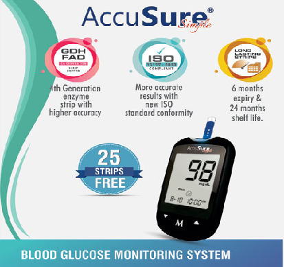 AccuSure Blood Glucose Test Strips