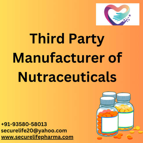 Third party manufacturer of nutraceuticals | Secure Life Pharmaceuticals