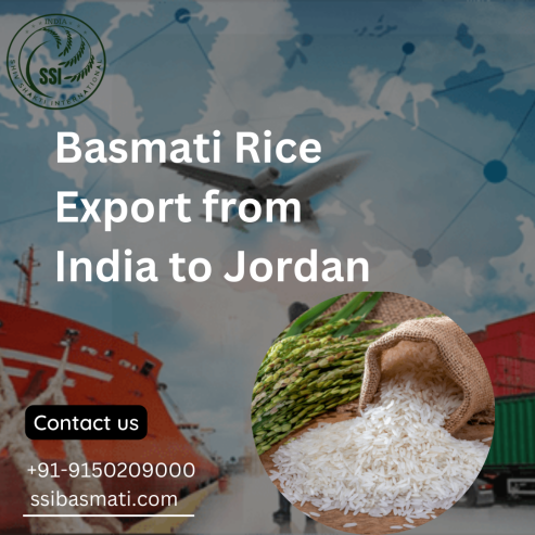 Basmati Rice Export from India to Jordan