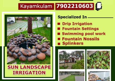 Best Landscape Irrigation Works in Pandalam Padanilam Kuttanad Haripad Kanjikuzhi Muthukulam