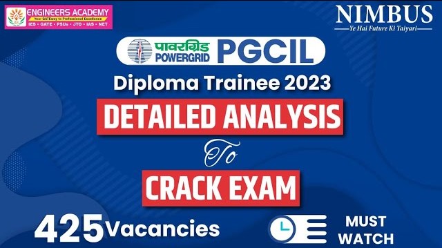What is the selection process for PGCIL Diploma trainee 2023?