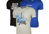 Multicolor Mens Round Neck T-shirts Pack of 3