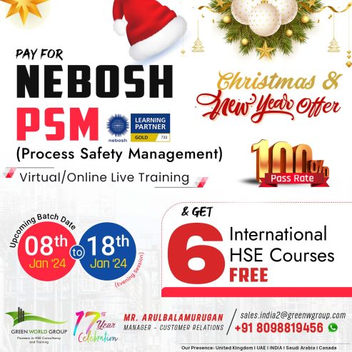 NEBOSH PSM Online Course Training in Chennai