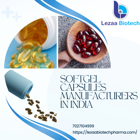 Softgel Capsules Manufacturers In India