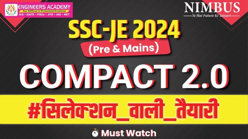 Which is the Best coaching for SSC JE Exam?